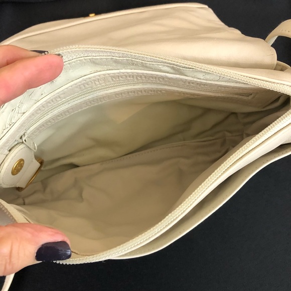 Stone Mountain Cream White Leather Purse - Picture 5 of 6